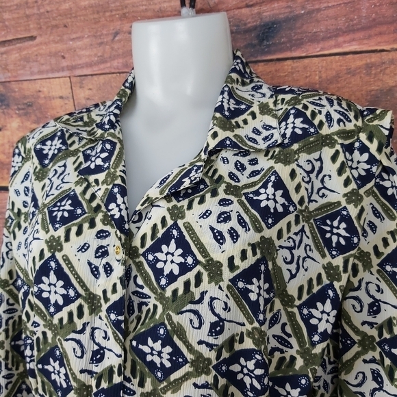 VINTAGE dress shirt size large button down - Picture 3 of 8